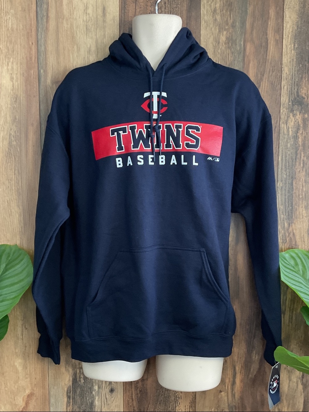 Genuine Merchandise MLB Twins Baseball Hoodie L            902A